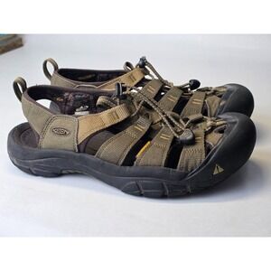 Keen Newport H2 Men's Sandals‎ Size 10 Green Black Hiking Outdoor Shoes